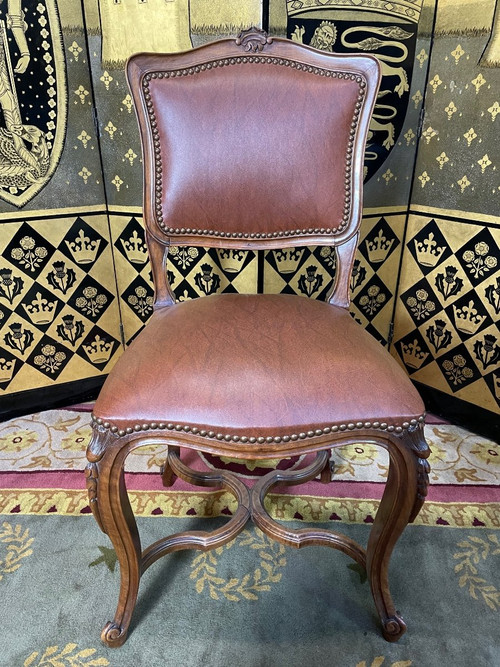 Suite De 6 Chaises Style Régence