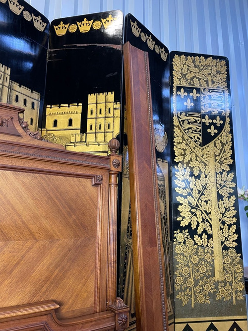 Lit De Style Louis XVI En Noyer