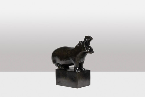 François Pompon. “Ippopotamo”, bronzo, stampa 2006.