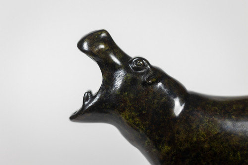 François Pompon. “Ippopotamo”, bronzo, stampa 2006.
