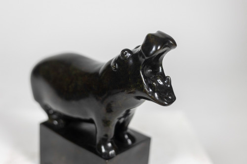 François Pompon. “Ippopotamo”, bronzo, stampa 2006.