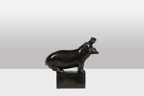 François Pompon. “Ippopotamo”, bronzo, stampa 2006.