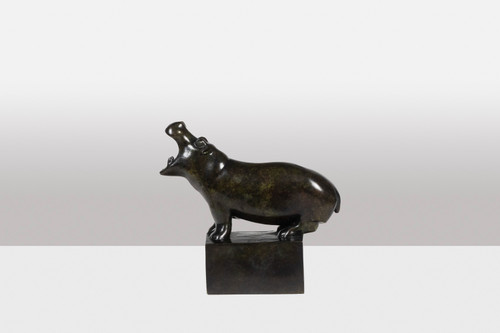 François Pompon. “Ippopotamo”, bronzo, stampa 2006.