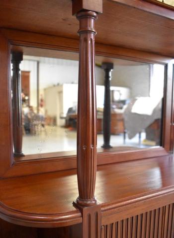 Small Entrance Cabinet in Solid Mahogany, Louis XVI style - 1st part, 19th century
