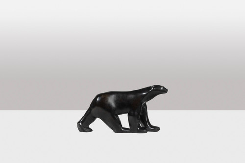 François Pompon. „Weißer Bär“, Bronze, Druck von 2006.