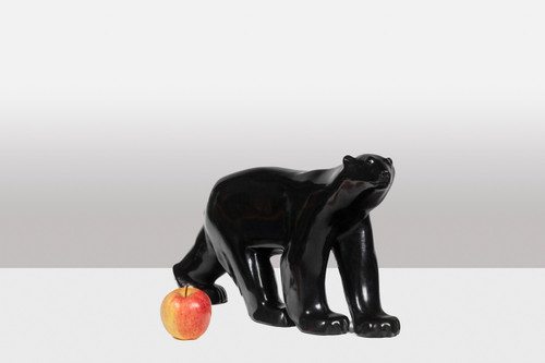 François Pompon. “Orso Bianco”, bronzo, stampa 2006.
