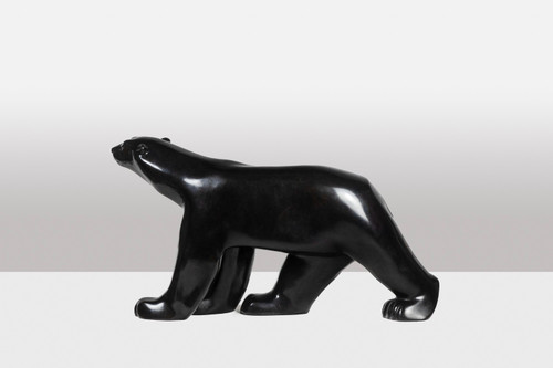François Pompon. “Orso Bianco”, bronzo, stampa 2006.