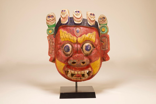 Masque Cham Mahakala Tibet / Népal