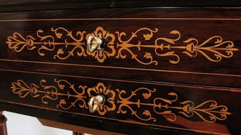  Petite table travailleuse, époque Charles X – Début XIXe 