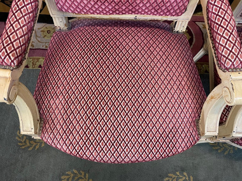 Paire De Fauteuils De Style Louis XVI
