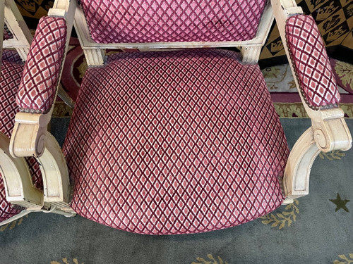 Paire De Fauteuils De Style Louis XVI