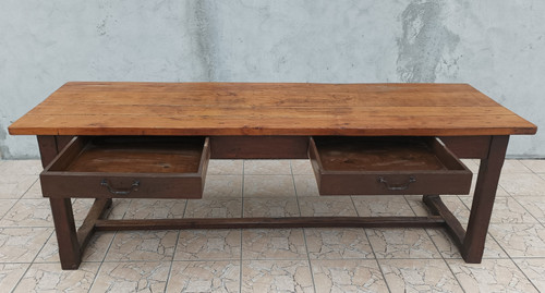19th century oak farm table