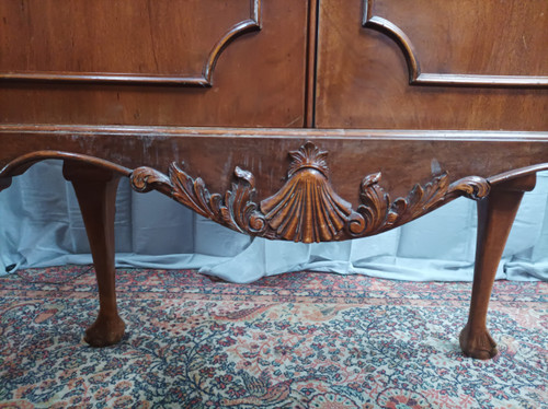Meuble bar Chippendale en acajou Maison Jellinek Paris