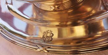 Elégante saucière style Louis XVI argent massif poinçon minerve orfèvre Tétard Frères, fin XIXème