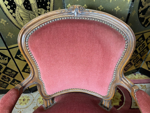 Pair De Fauteuils Cabriolets De Style Louis XV