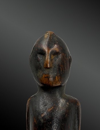 CUILLÈRE à PERSONNAGE ANTHROPOMORPHE Culture Ifugoa, Philippines Fin du XIXème