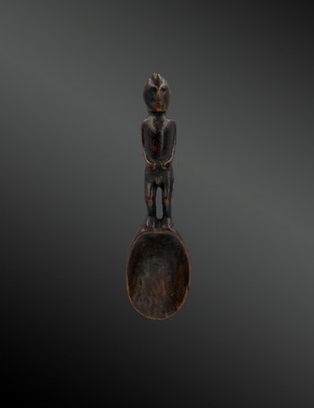 CUILLÈRE à PERSONNAGE ANTHROPOMORPHE Culture Ifugoa, Philippines Fin du XIXème