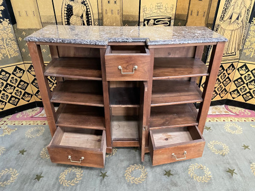 Desserte - Buffet Im Stil Louis XVI Aus Nussbaumholz