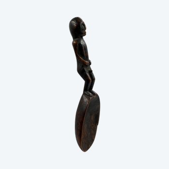 ANTHROPOMORPHIC CHARACTER SPOON Ifugoa Culture, Philippines Late 19th century