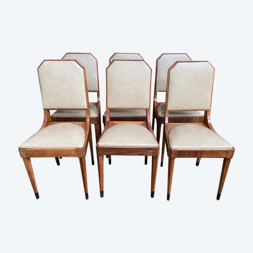 Suite Of 6 Art Deco Chairs