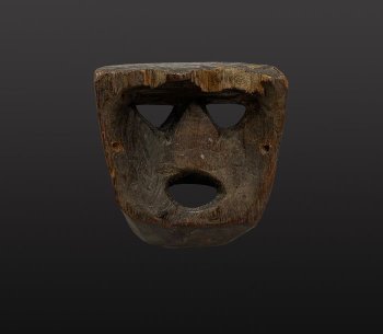 MASQUE anthropomorphe Culture Kran, Côte d'Ivoire  Première moitié du XXème siècle