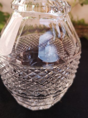 Service à liqueur modèle "Trianon" en cristal Saint-Louis (1 carafe + 8 verres)