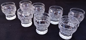 Service à liqueur modèle "Trianon" en cristal Saint-Louis (1 carafe + 8 verres)