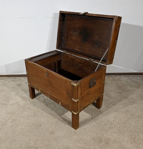 Cassapanca in teak massiccio – Fine del XIX secolo
