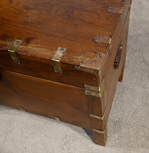 Cassapanca in teak massiccio – Fine del XIX secolo