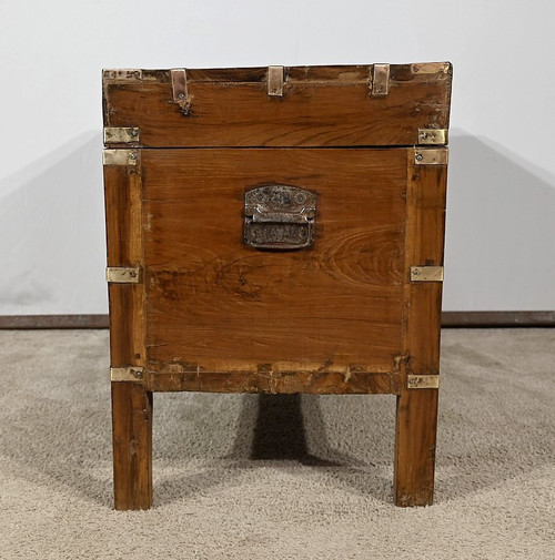 Cassapanca in teak massiccio – Fine del XIX secolo