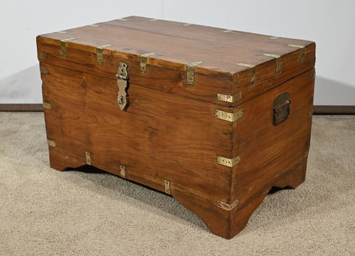 Baule da viaggio in teak – Fine del XIX secolo