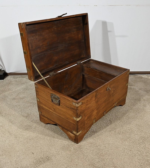 Baule da viaggio in teak – Fine del XIX secolo