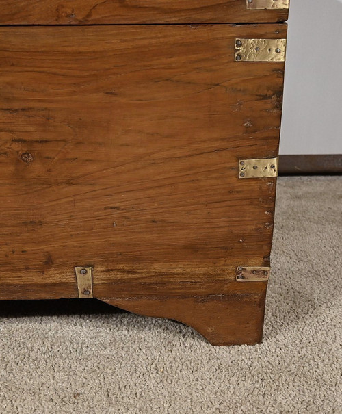 Baule da viaggio in teak – Fine del XIX secolo