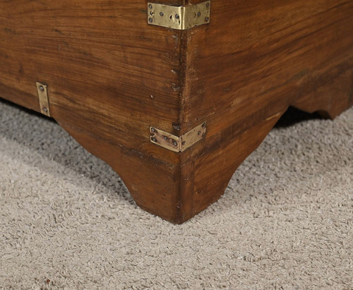Baule da viaggio in teak – Fine del XIX secolo