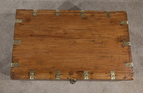 Baule da viaggio in teak – Fine del XIX secolo