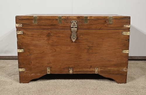 Baule da viaggio in teak – Fine del XIX secolo