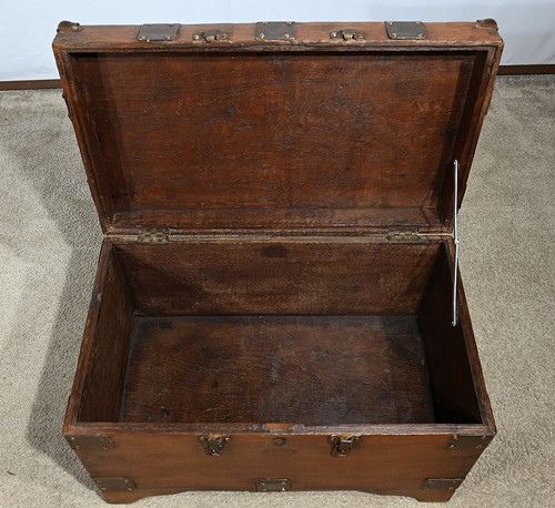 Baule marino in teak massiccio – Fine XIX secolo