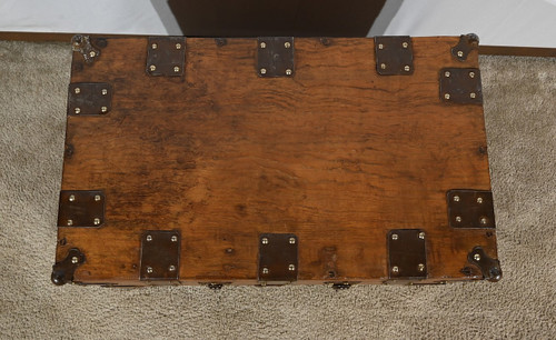Baule marino in teak massiccio – Fine XIX secolo