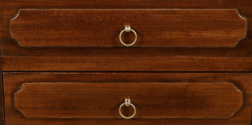 Petite Table de Salon Chiffonnière en Acajou, époque Louis XVI – XVIIIe