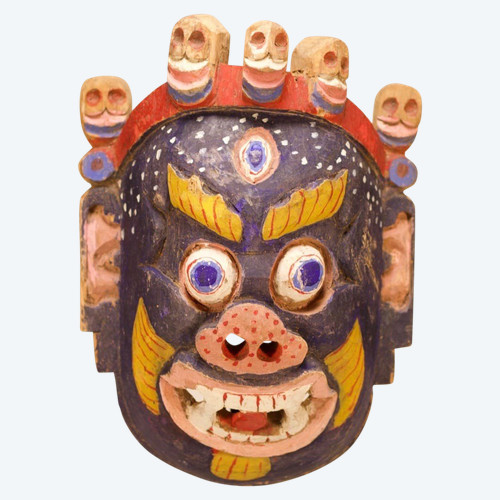 Cham Mahakala mask Tibet / Nepal