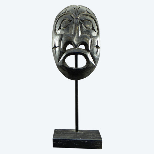 Art Autochtone Canadien, Sculpture Anthropomorphe En Bois Réalisée Par John Joseph (né En 1957).