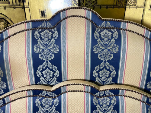Letto imbottito in stile Luigi XV