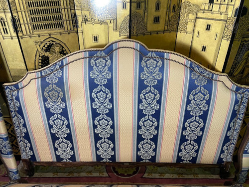 Letto imbottito in stile Luigi XV