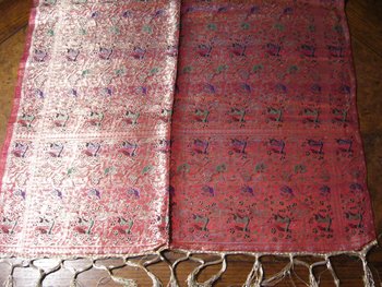 Brocade stole probably from India 1st half of the 20th century