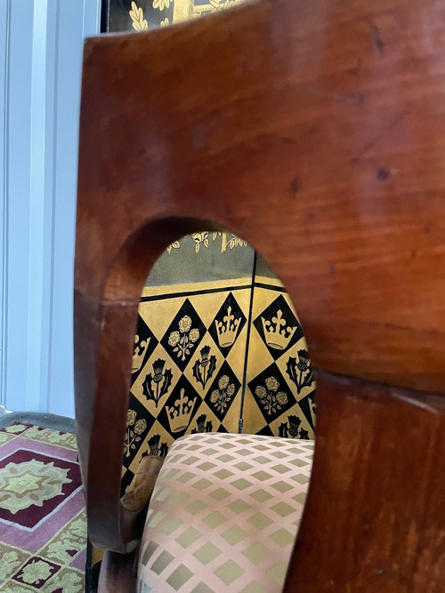 Suite De 4 Chaises Gondoles Empire