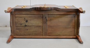 Comò Sauteuse in palissandro e legno viola, transizione Luigi XV / Luigi XVI - seconda parte del XIX secolo
