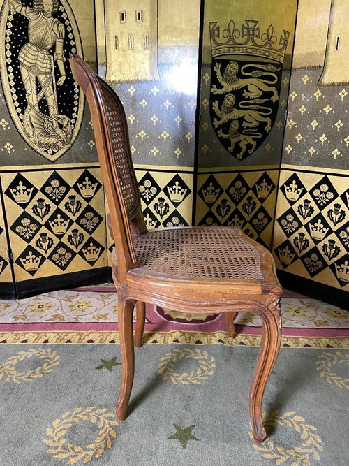 Suite Of 6 Louis XV Style Cane Chairs