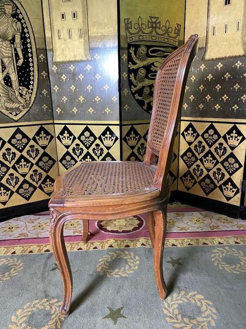 Suite Of 6 Louis XV Style Cane Chairs