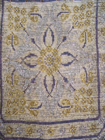 Réticule en sablé de perles vers 1910-1920