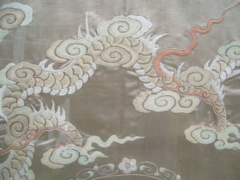 Chinese framed embroidery late 19th century